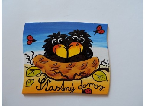 011-Cedulka na dveře-havran